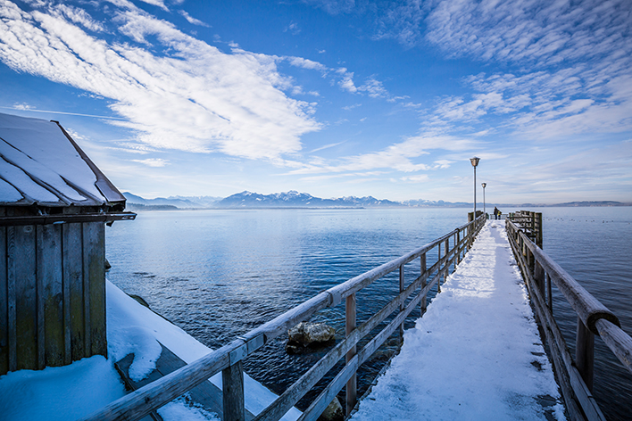 Tagesausflug Traunreut Chiemsee Seebruck Steg