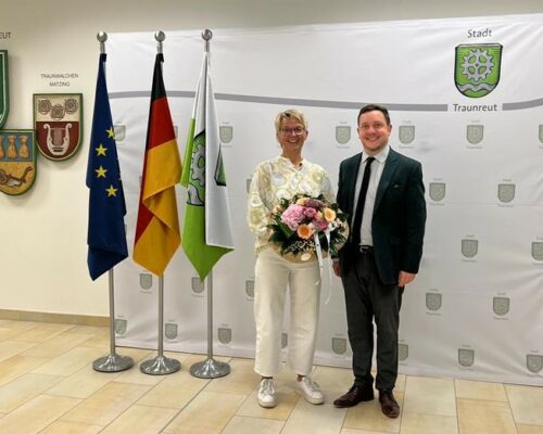 Neue Schulleitung Grundschule Nord mit Bürgermeister Hans-Peter Dangschat