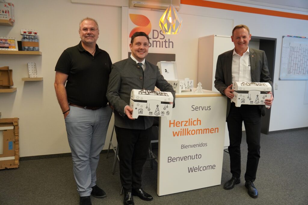 Stadt Traunreut, DS Smith, Spende, Hans-Peter Dangschat, Traunreut