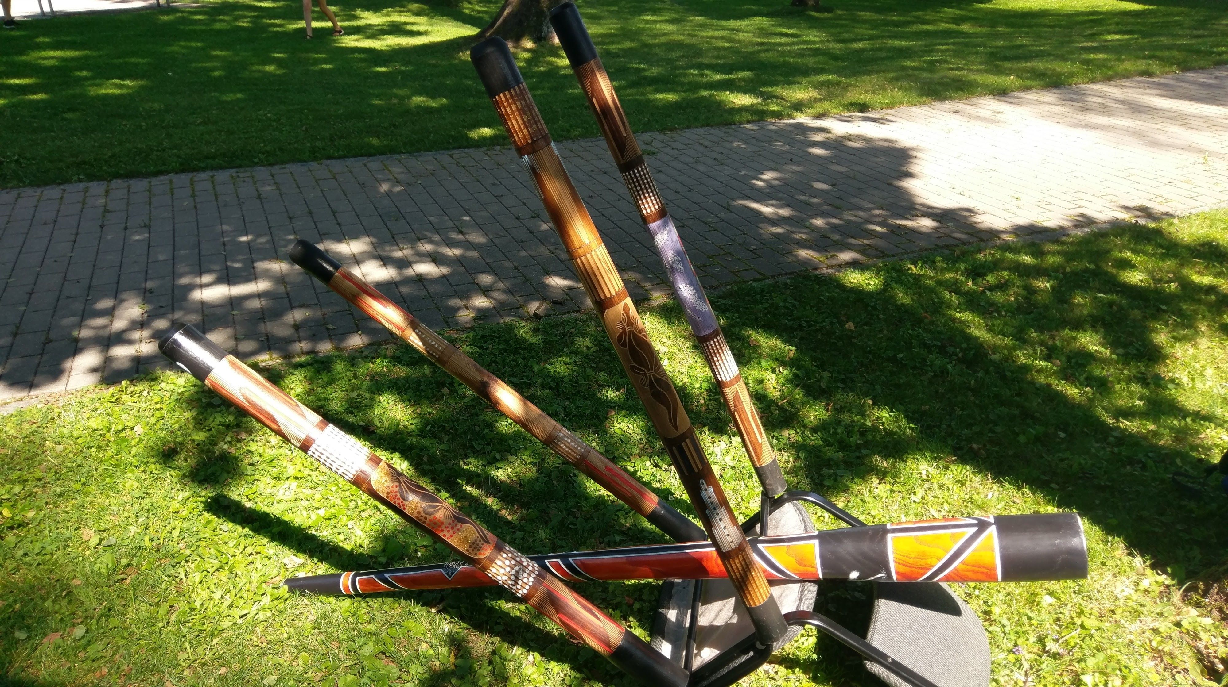 Didgeridoo bemalen und spielen (7 bis 11 Jahre)